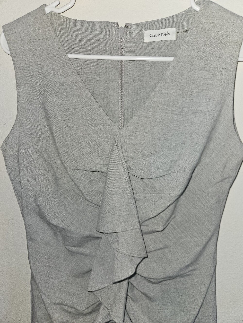 Calvin Klein Womans Sleeveless Gray Dress Size S - Picture 7 of 12